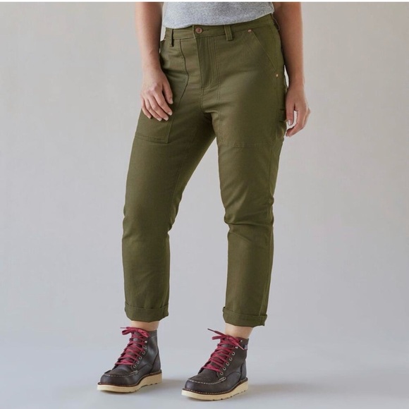 Duluth Trading Co Pants - Duluth Trading Womens DuluthFlex Fire Hose Pants COOLMAX Relaxed Leg 12 regular